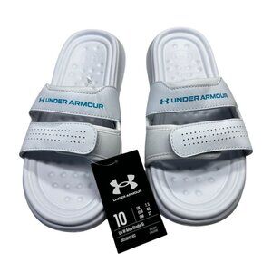 Under Armour Slide Sandals Ansa Womens Size 10